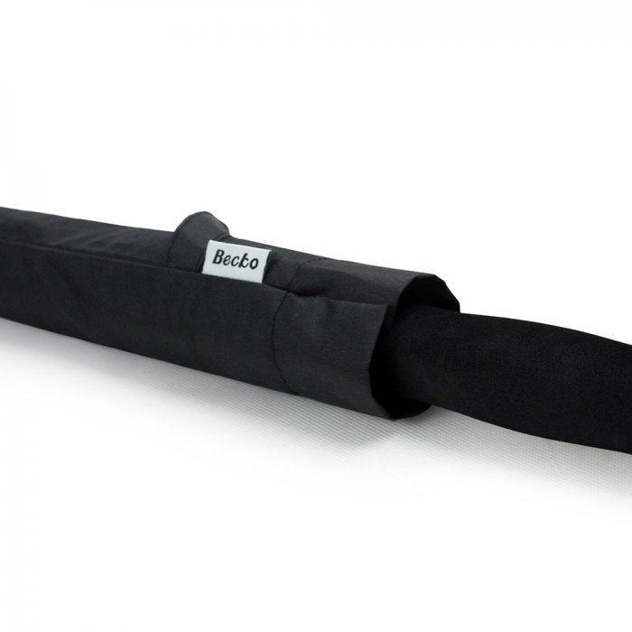 Becko 47 Inches Black Auto Open Stick Umbrella with 16 Ribs | Becko