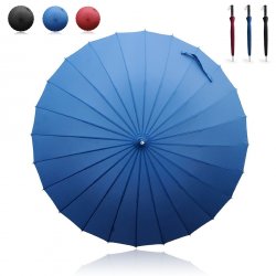 Manual Long Umbrella with 24 Ribs