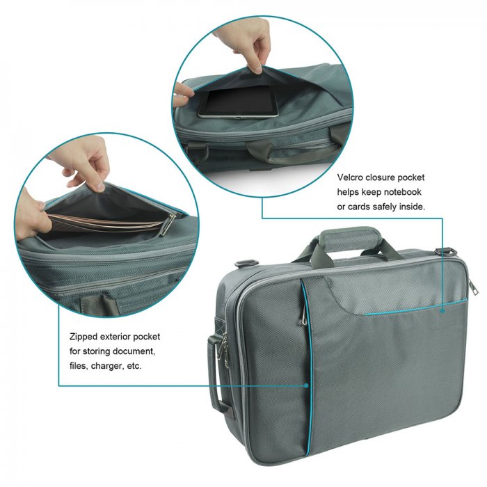 Becko 3 In 1 Padded Laptop Backpack Single-shoulder Carrying Bag | Becko