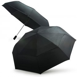 Automatic Double-canopy Wind-proof Golf Rain Umbrella